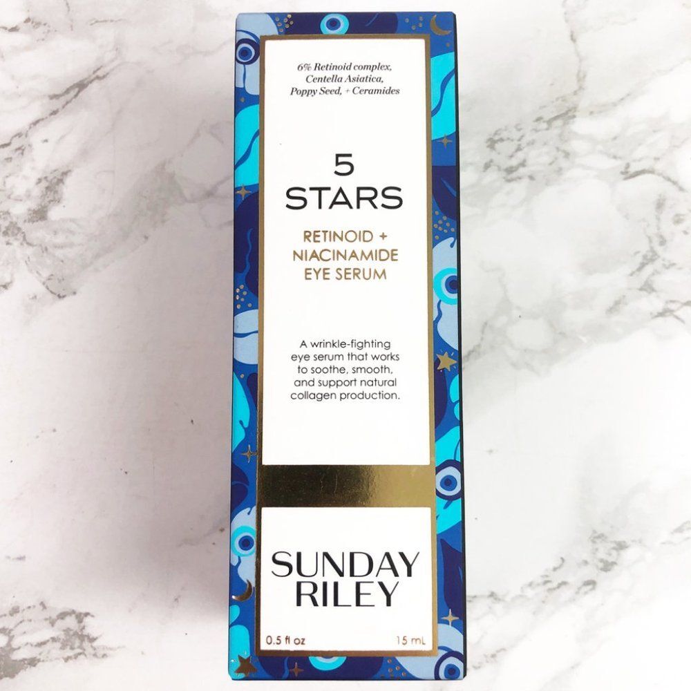 NIB 5 Stars Retinol + Niacinamide Eye Serum - Sunday Riley - Picture 5 of 7